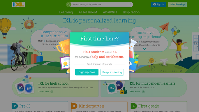 WebRun in IXL: read each student's week
