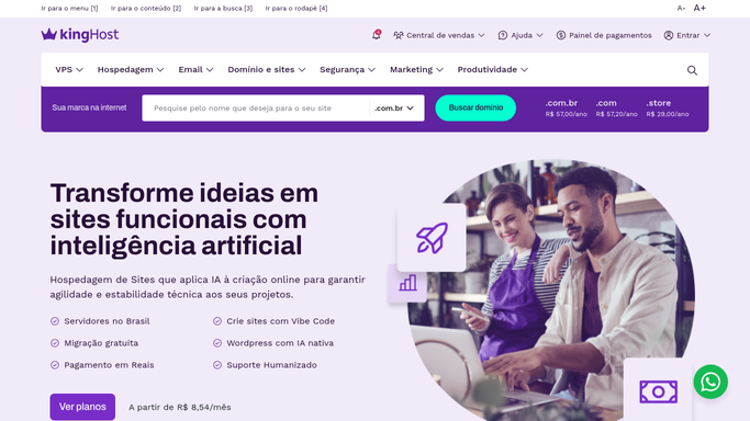 WebRun in KingHost: check hosting and domain expiry dates