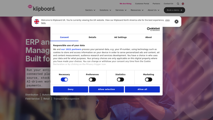 WebRun in Savance Enterprise (Klipboard): compare sell-through to last season
