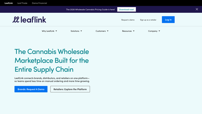 WebRun in LeafLink: read the new wholesale order