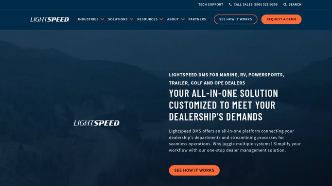 WebRun in Lightspeed DMS: collect prior-day sales data