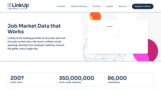 WebRun in LinkUp: check competitor posting counts