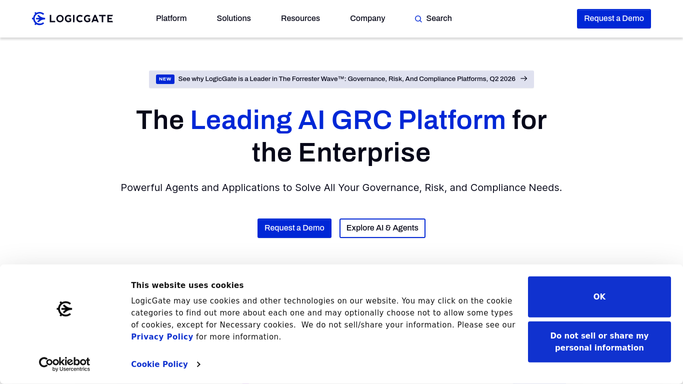 WebRun in LogicGate: review risk register and tasks