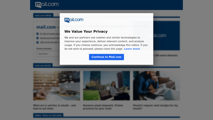 WebRun in Mail.com: read the spam folder