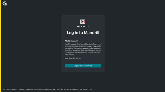 WebRun in Mandrill: read send volume and bounce rate