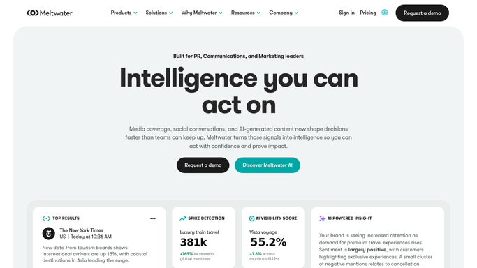 WebRun in Meltwater: review new media and social mentions