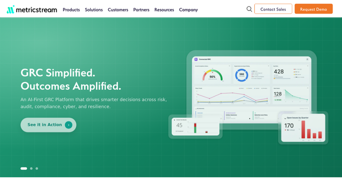 WebRun in MetricStream: review open risk items and control tests