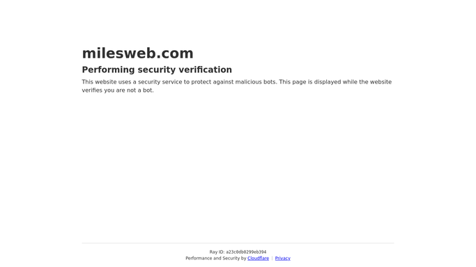 WebRun in MilesWeb: read uptime, usage, and open tickets