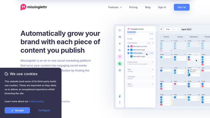 WebRun in Missinglettr: check remaining posts in each drip campaign