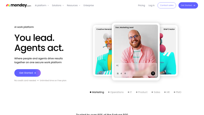 WebRun in Monday.com: build today's task board