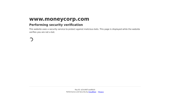 WebRun in Moneycorp: check today's completed transfers