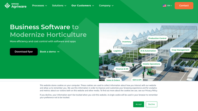WebRun in Agriware 365: read today's batch moves