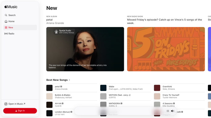 WebRun in Apple Music: build the week's playlist