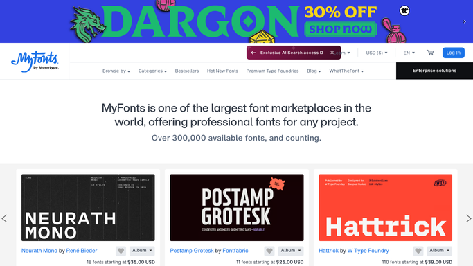 WebRun in MyFonts: check licenses nearing expiry