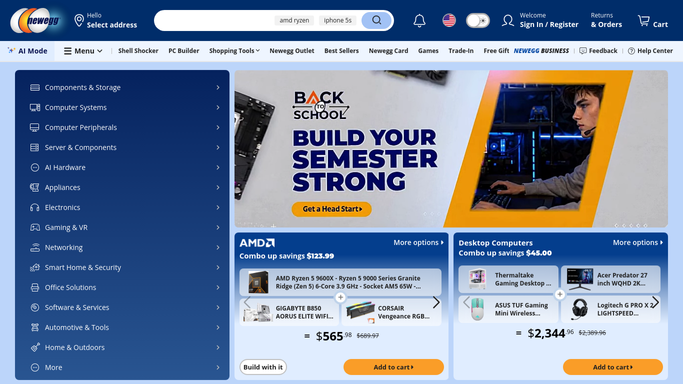 WebRun in Newegg: check marketplace orders and inventory