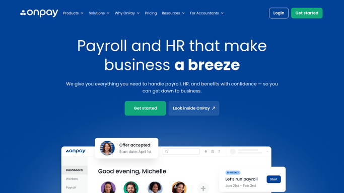 WebRun in OnPay: check the payroll run cutoff