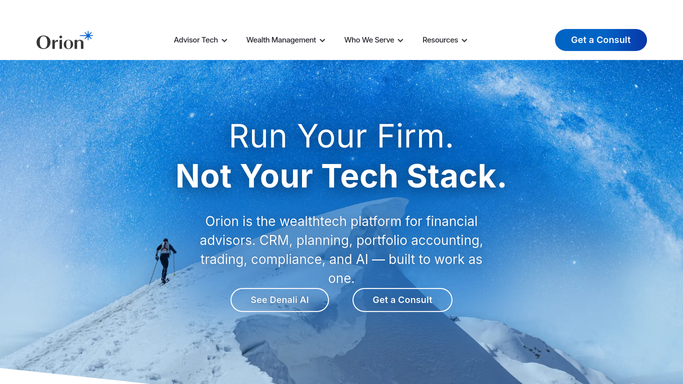 WebRun in Orion: pull each client's summary