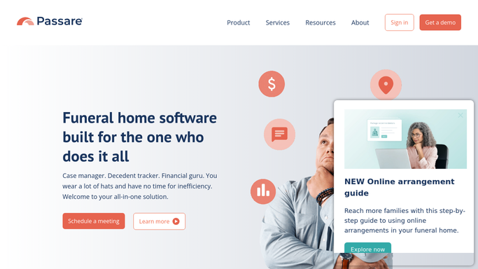 WebRun in Passare: pull upcoming service and vendor details