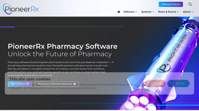 WebRun in PioneerRx: find newly filled prescriptions