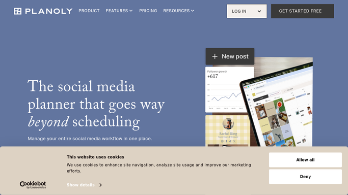 WebRun in Planoly: check new comments and DMs