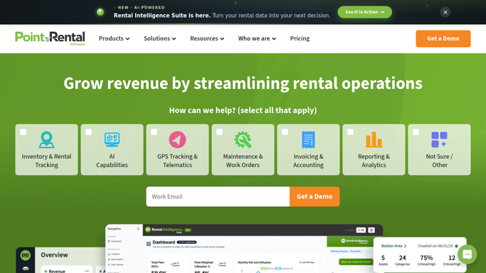 WebRun in Point of Rental: find returns awaiting inspection