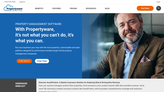WebRun in Propertyware: review open work orders