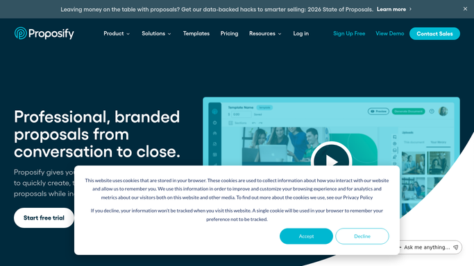 WebRun in Proposify: find newly signed proposals