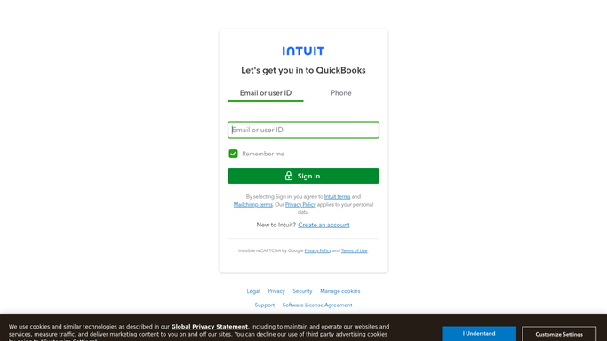 WebRun in QuickBooks: prepare each statement