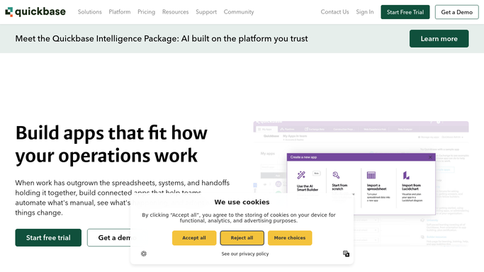 WebRun in Quickbase: read records and statuses