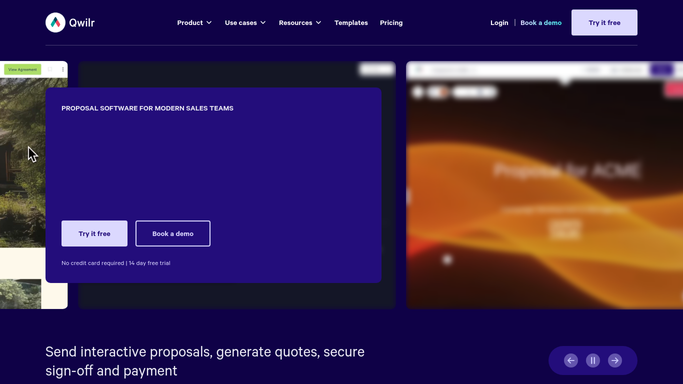 WebRun in Qwilr: check page engagement