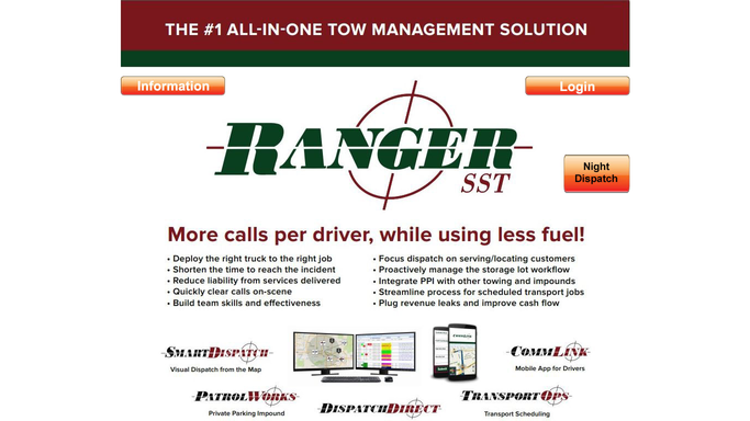 WebRun in Ranger SST: pull motor club call volume