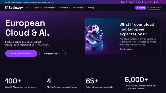 WebRun in Scaleway: check usage and projected spend