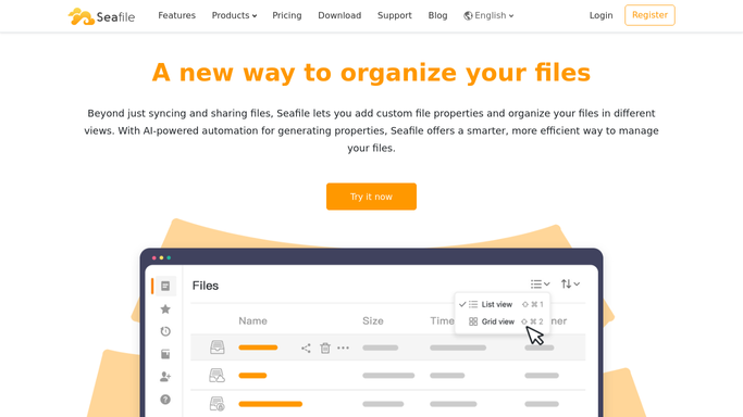 WebRun in Seafile: list libraries and files