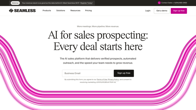 WebRun in Seamless.ai: pull today's new contacts