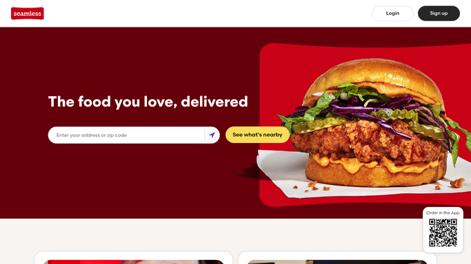 WebRun in Seamless: check order history