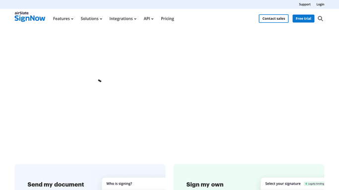 WebRun in SignNow: check the packet's signature progress