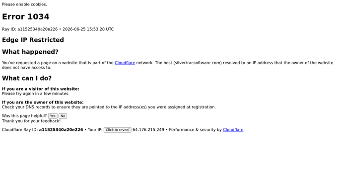 WebRun in Silvertrac: check active posts for missed check-ins