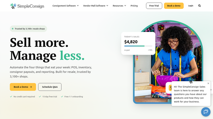 WebRun in SimpleConsign: pull yesterday's sales totals