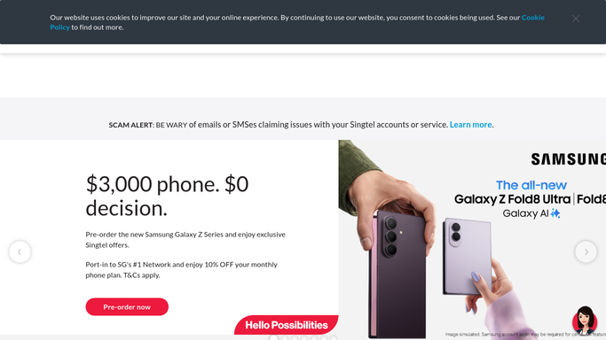WebRun in Singtel: check usage against plan limits