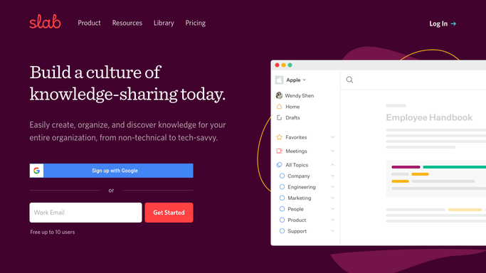 WebRun in Slab: find docs due for review