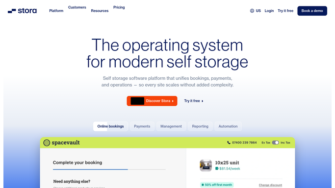 WebRun in Stora: read occupancy by unit size