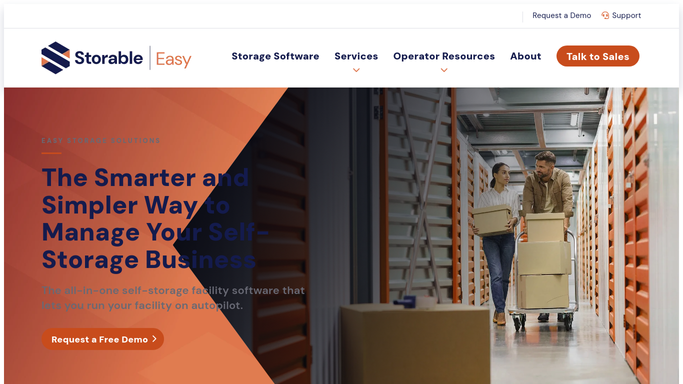 WebRun in Easy Storage Solutions: capture new website inquiry details