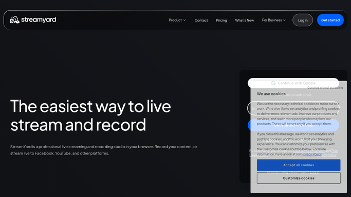 WebRun in StreamYard: check finished recordings