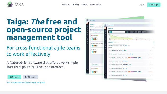 WebRun in Taiga: find blocked user stories