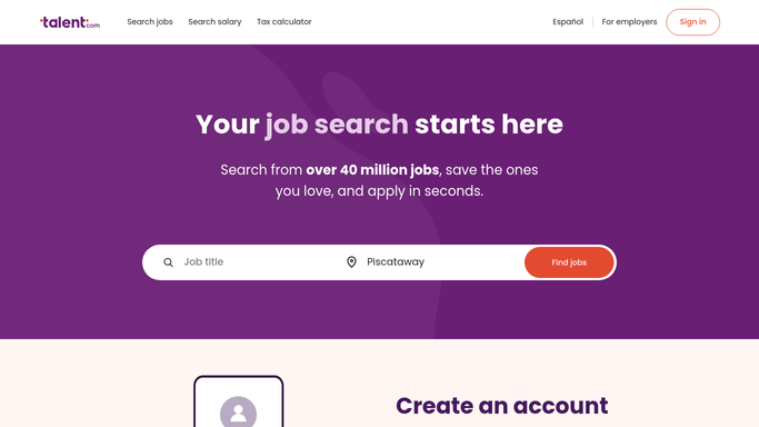 WebRun in Talent.com: search matching candidates