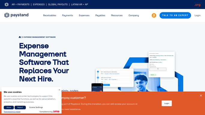 WebRun in Teampay: find pending purchase requests