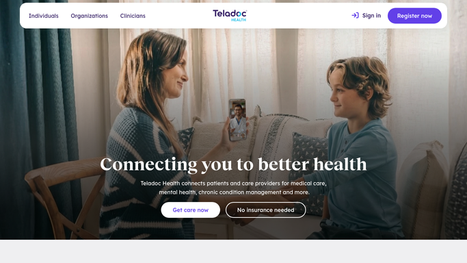 WebRun in Teladoc: check upcoming visits