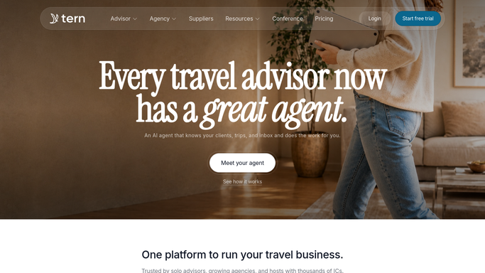 WebRun in Tern: find trips departing soon