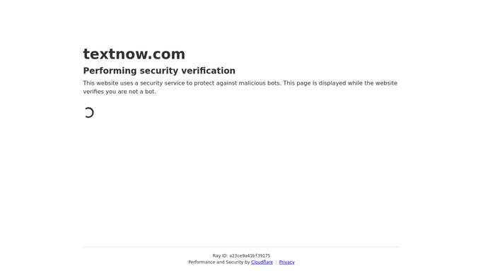WebRun in TextNow: check missed calls and new texts