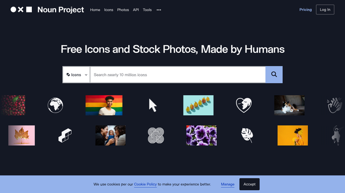WebRun in The Noun Project: find icons added since yesterday